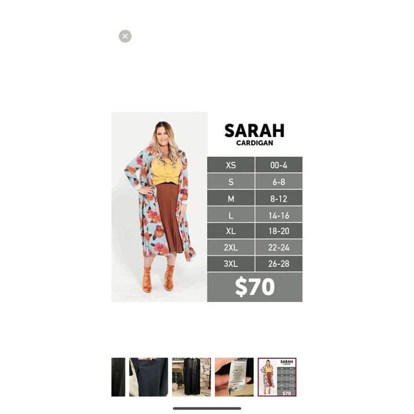 Lularoe lace Sarah - Picture 7 of 7